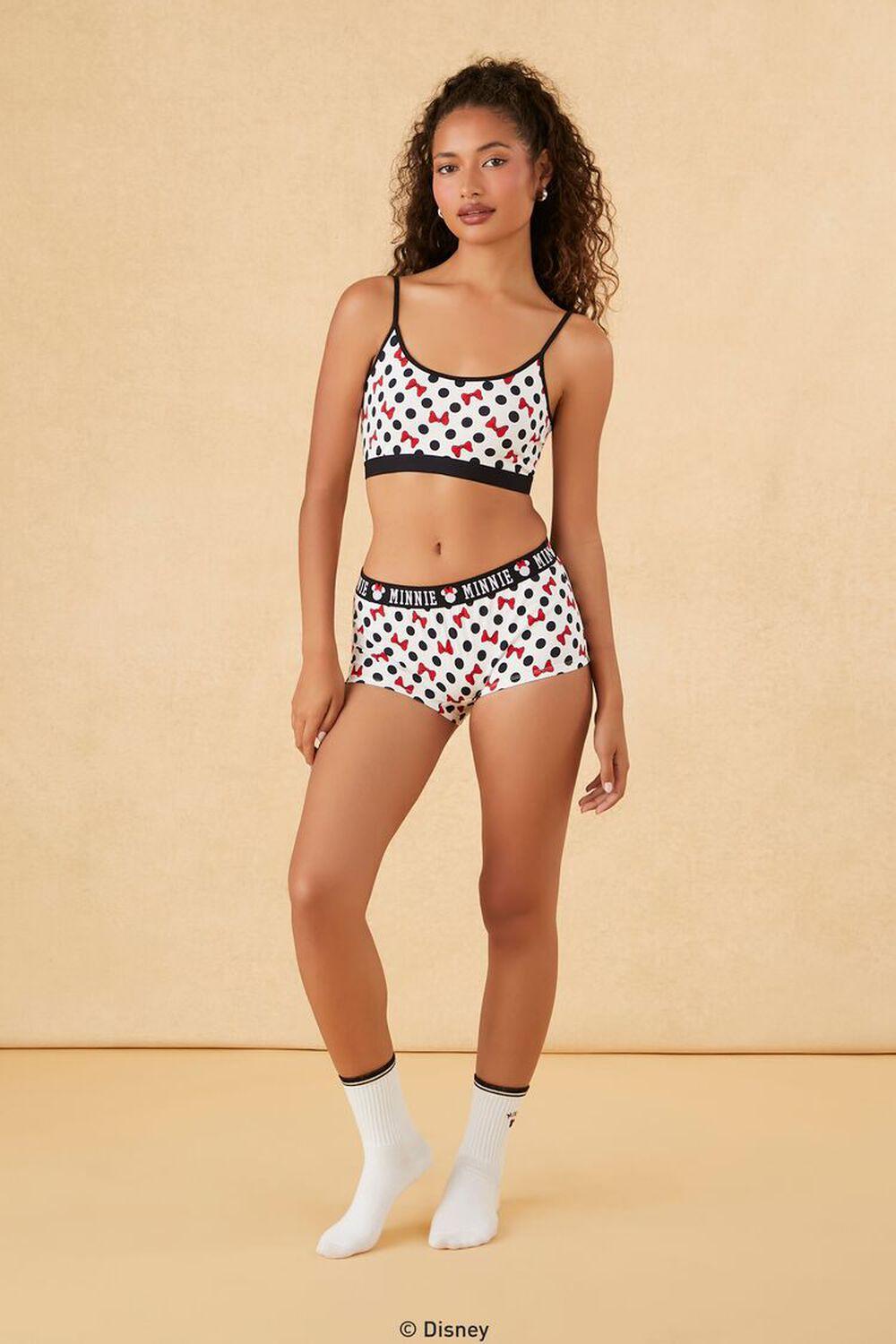 Disney Minnie Mouse Bralette & Panties Set | Forever 21 Product Image