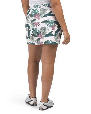 Printed Skort for Women | Polyester/Spandex Product Image