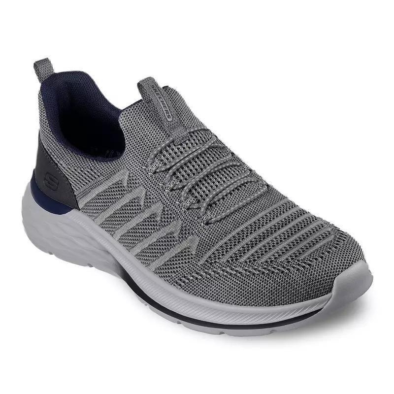 Skechers Relaxed Fit Garner Crispin Mens Pull-on Shoes Grey Product Image