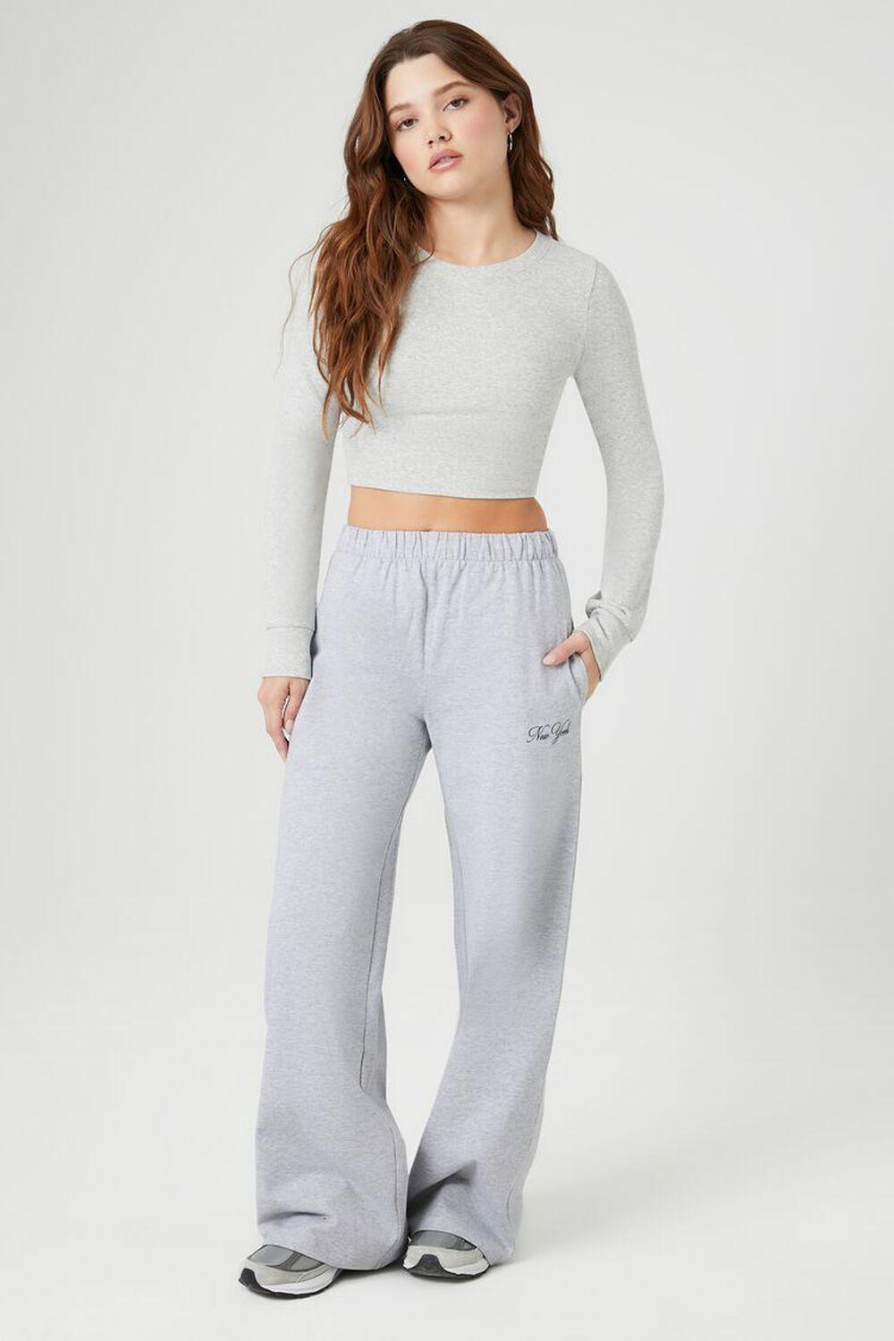 Fleece New York Graphic Pants | Forever 21 Product Image