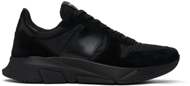 Black Jagga Sneakers In Black + Black Product Image