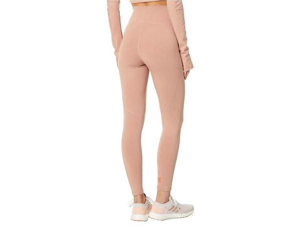 adidas by Stella McCartney TrueStrength Yoga 7/8 Tights HR2195 (Soft Almond) Women's Casual Pants Product Image