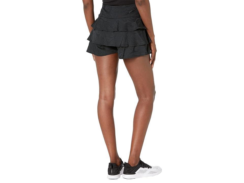 Tail Activewear Court 4.5 Ruffle Skort (Onyx) Women's Skort Product Image