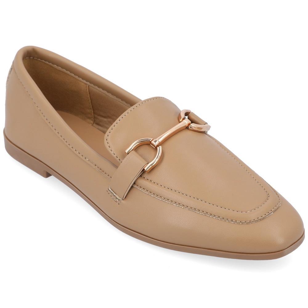 Journee Collection Womens Mizza Tru Comfort Foam Loafer Slip On Square Toe Flats Product Image