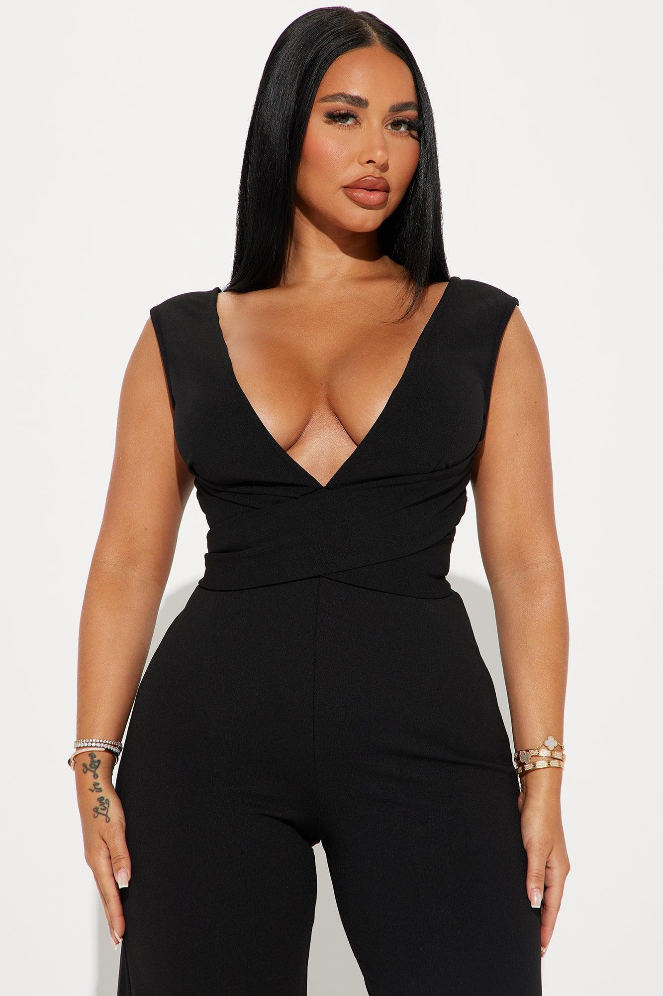 Flaunt It Jumpsuit - Black Product Image