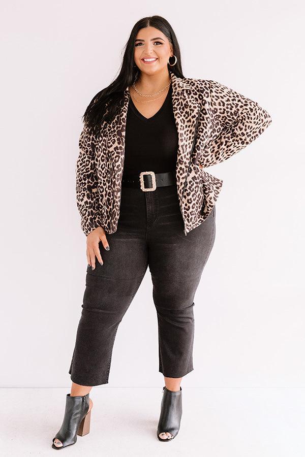 Whistler Weekend Leopard Jacket In Iced Latte  Curves Product Image