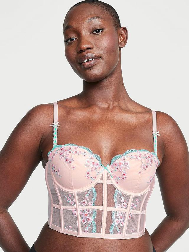 Cherry Blossom Embroidery Corset Top Product Image