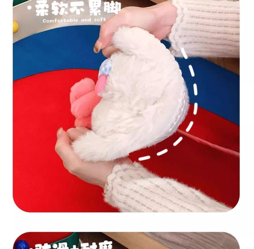 Rabbit Fluffy Slippers Product Image