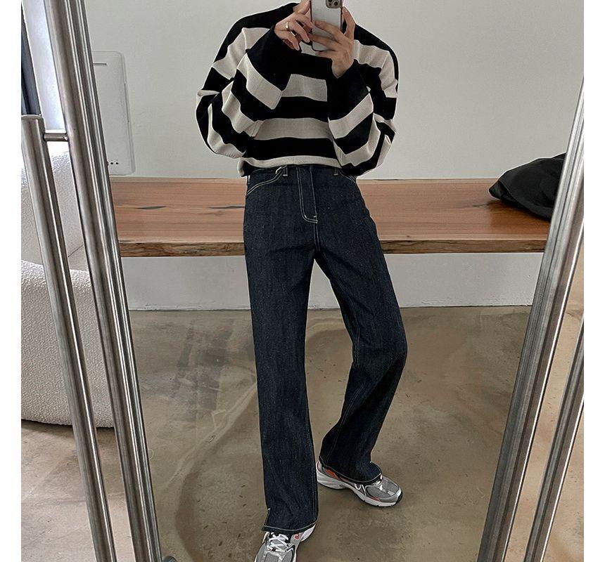 Crew Neck Striped Sweater product image