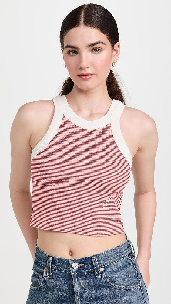 Closed Cropped Racer Tank Top | Shopbop Product Image