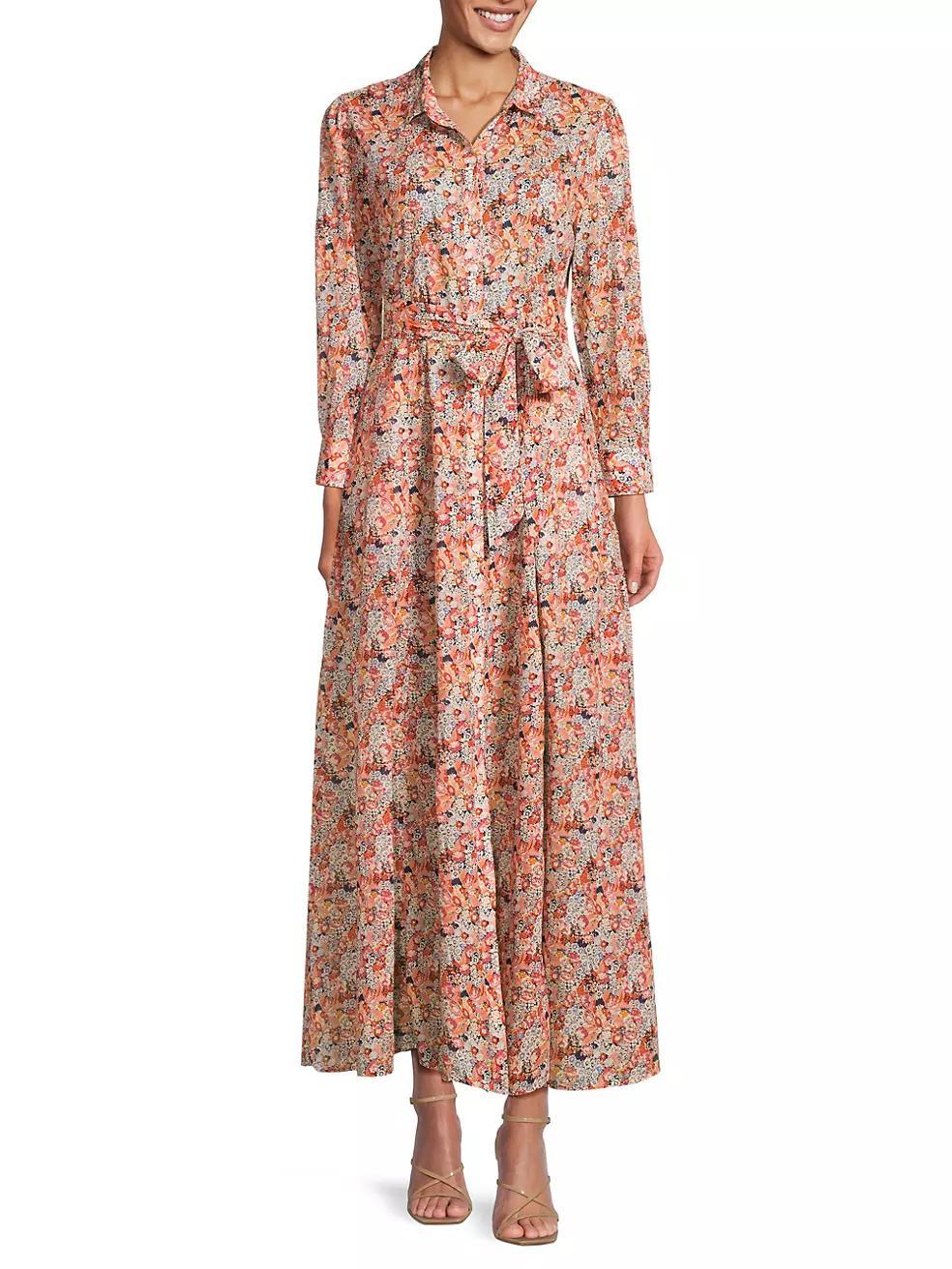 Eliot Floral Cotton Midi-Dress Product Image