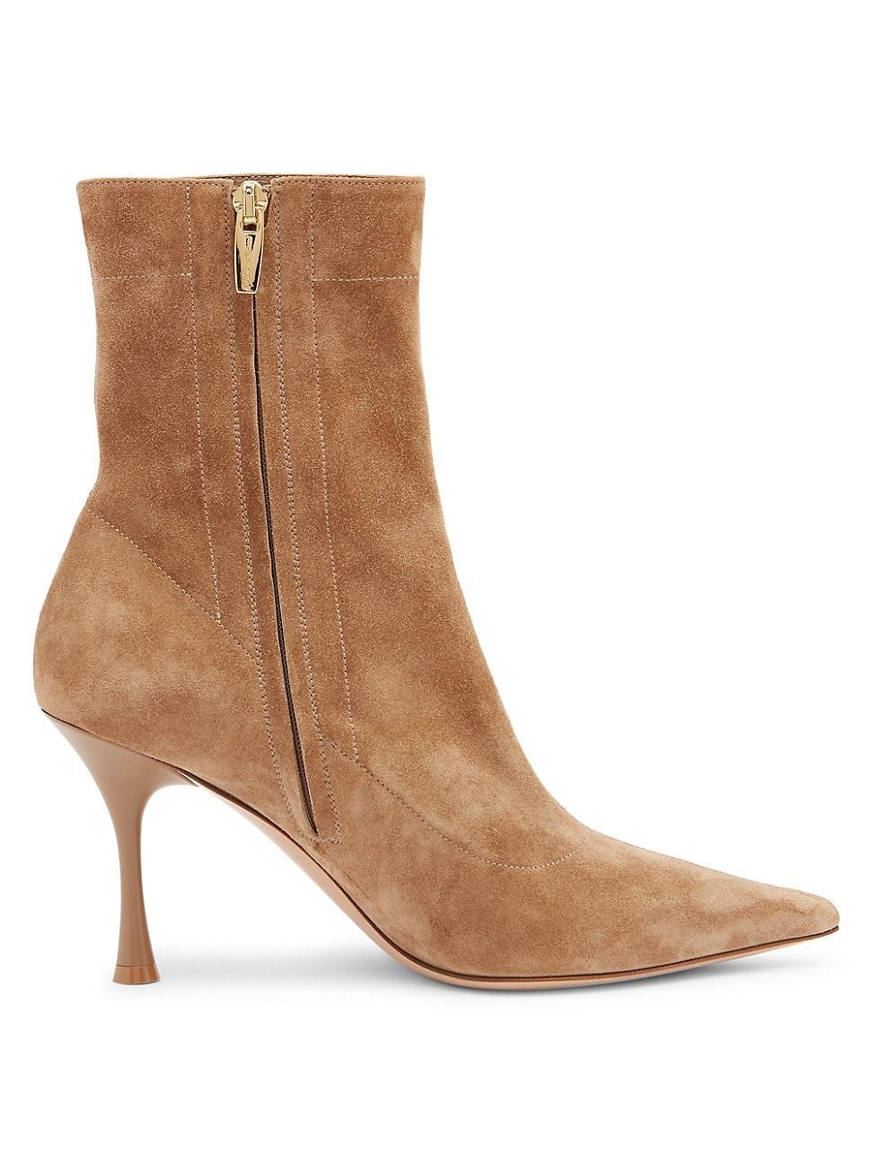 Womens Dunn 85MM Suede Ankle Boots Product Image