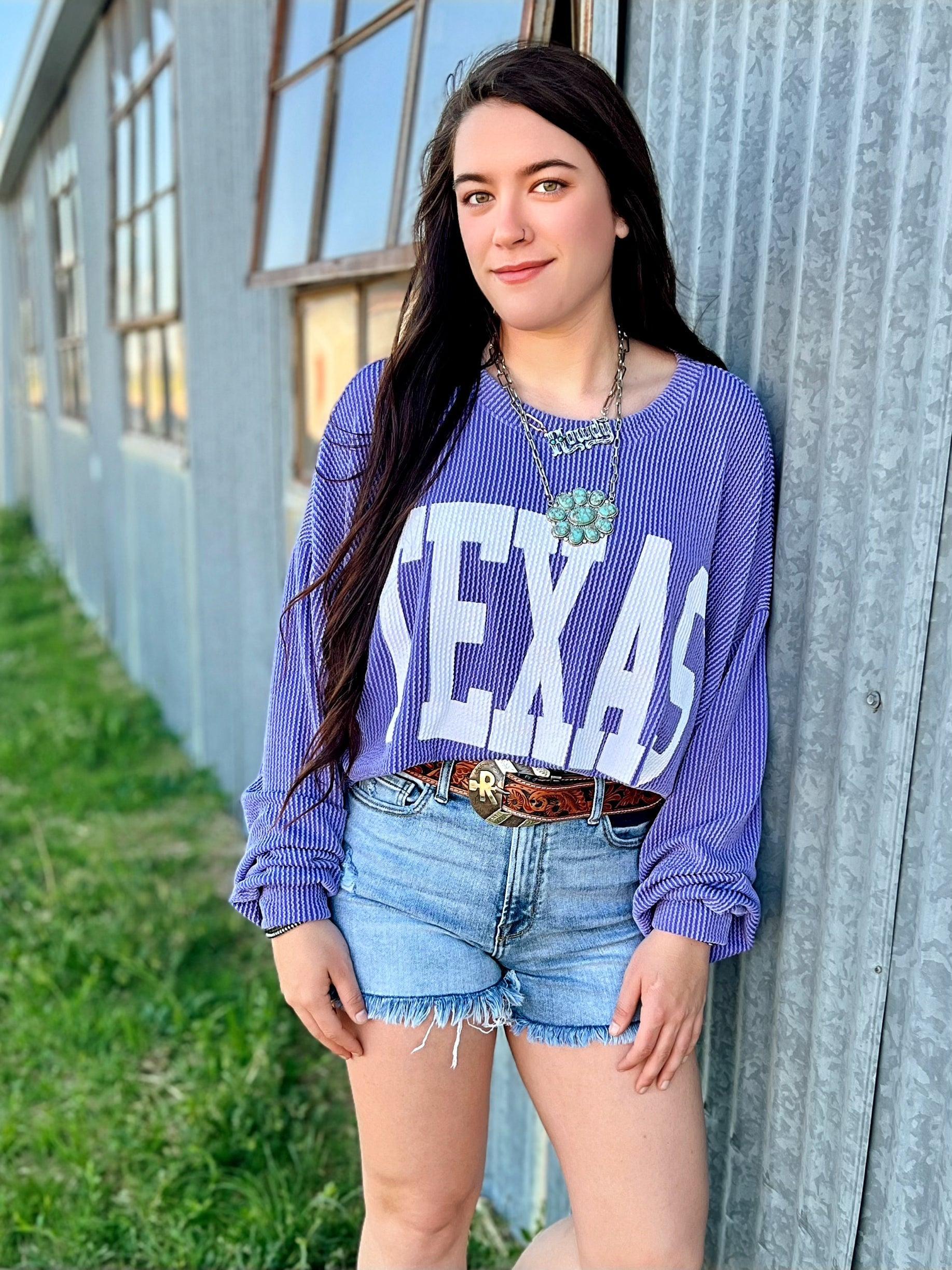 The Texas Graphic Sweatshirt (MULTIPLE COLORS) Product Image