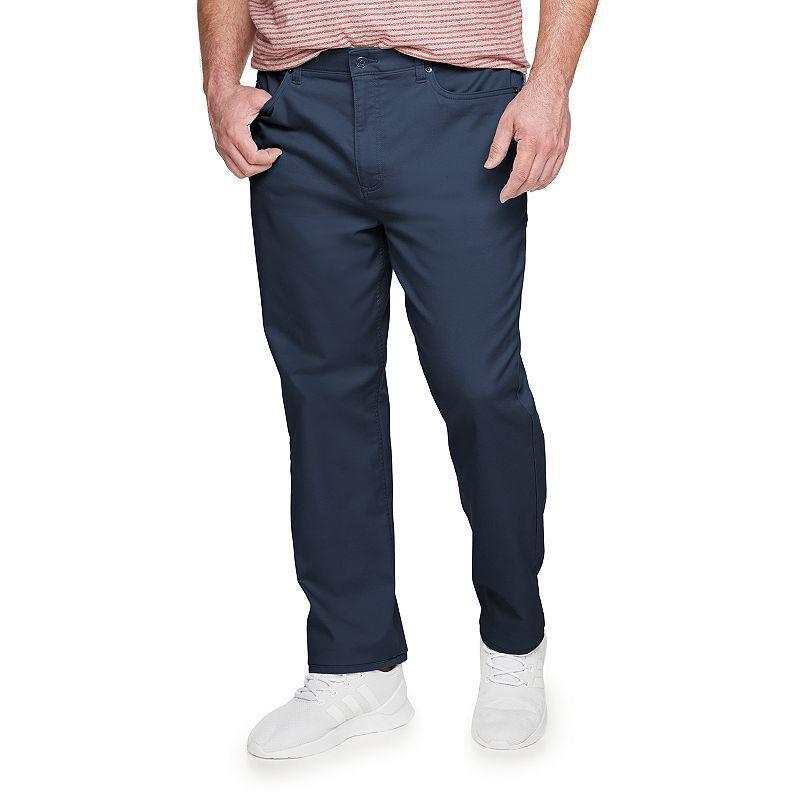 Mens Big & Tall Sonoma Goods For Life Regular-Fit 5-Pocket Everyday Pants, Mens Med Grey Product Image