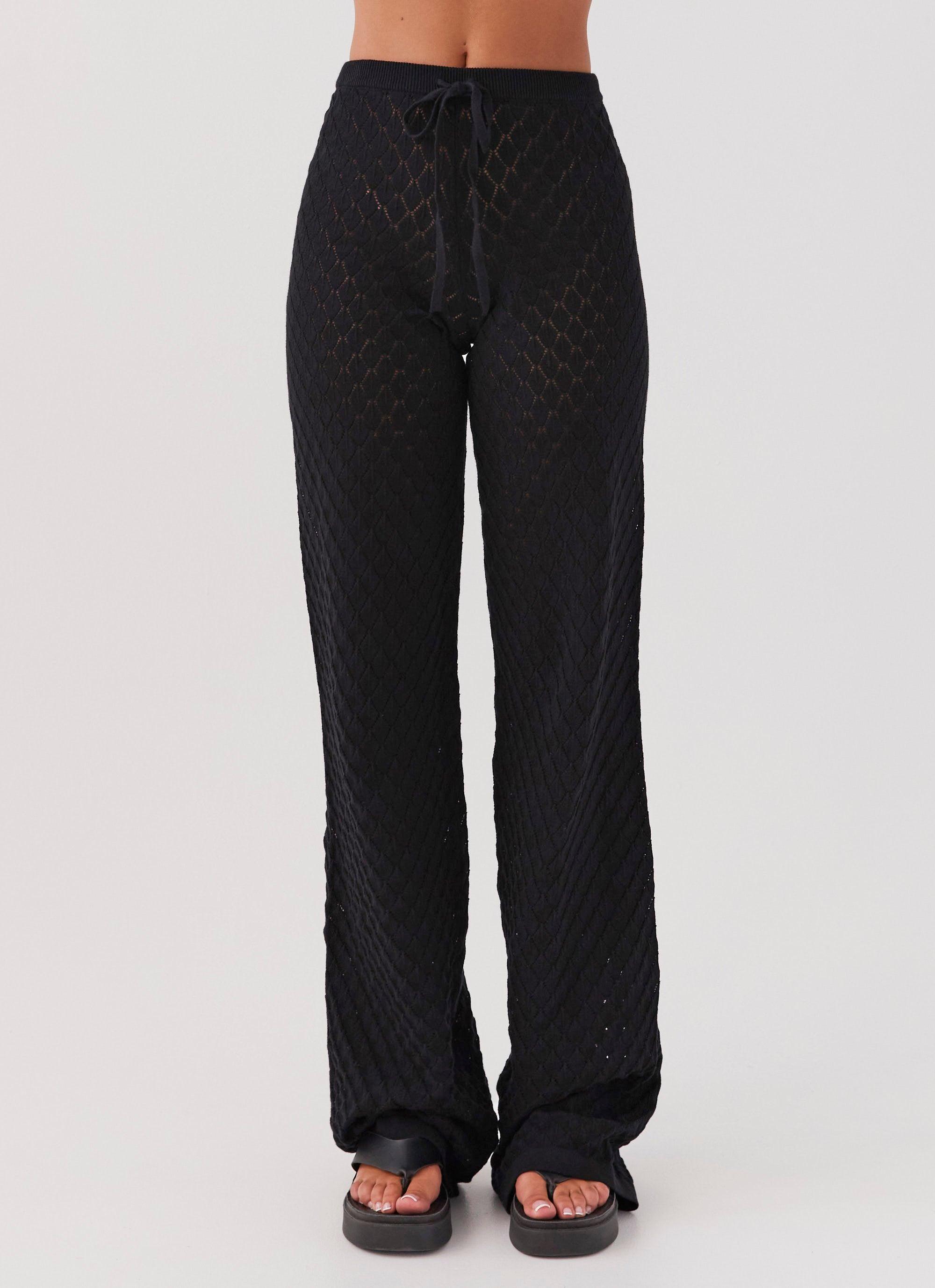 Jaded Knit Pants - Black Product Image