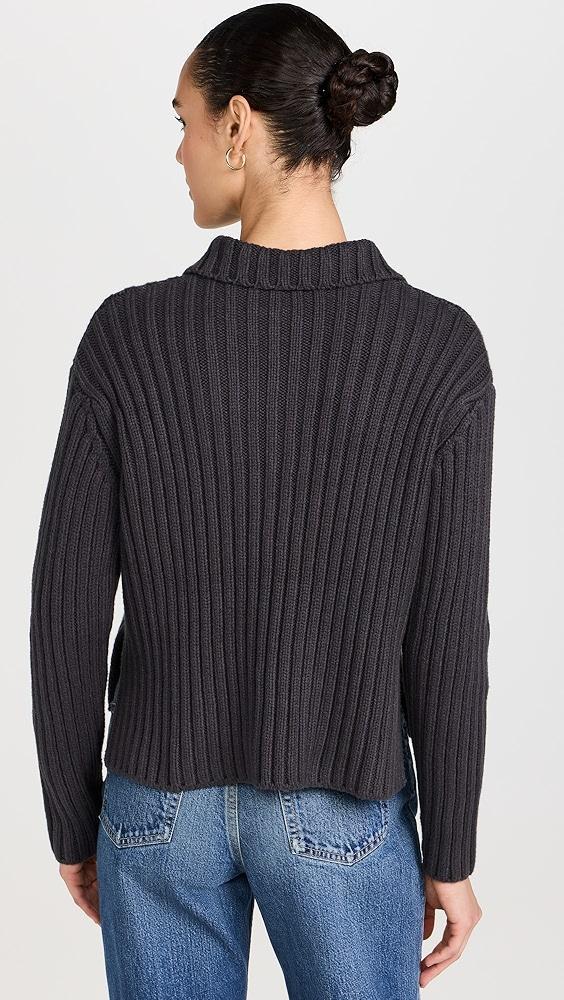 James Perse Organic Cotton Funnel Neck Sweater | Shopbop product image