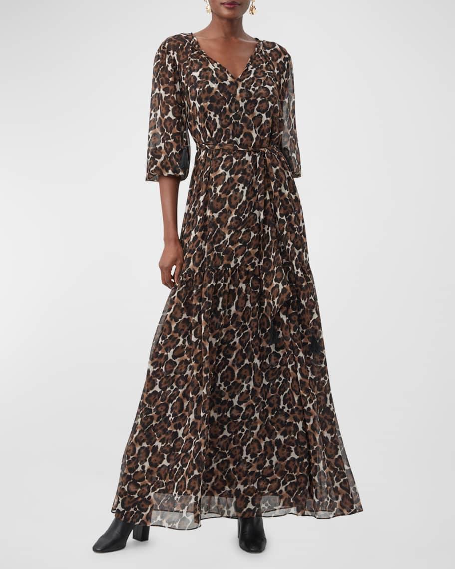 Shalina Animal-Print A-Line Maxi Dress Product Image