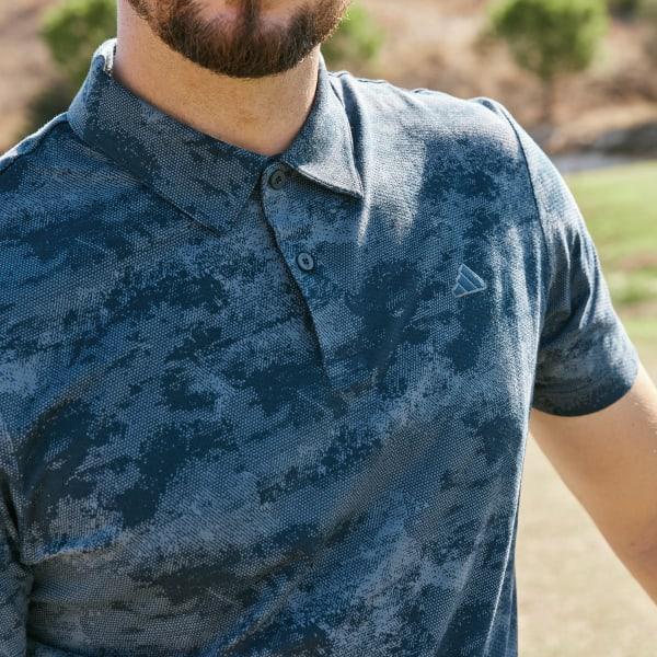 Go-To Printed Mesh Polo Shirt Product Image