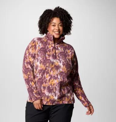 Columbia Women's Glacial IV Print Half Zip Pullover - Plus Size- Product Image