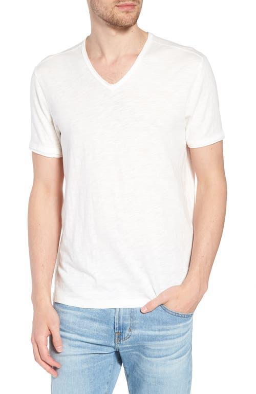 John Varvatos Star USA Slim Fit Slubbed V-Neck T-Shirt Product Image