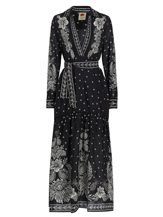 Womens Pasley Bloom Maxi Dress Product Image