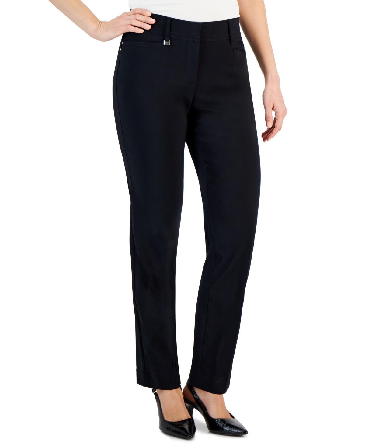 Jm Collection Womens Slim-Leg Curvy-Fit Pants, Regular & Short Lengths, Created for Macys Product Image