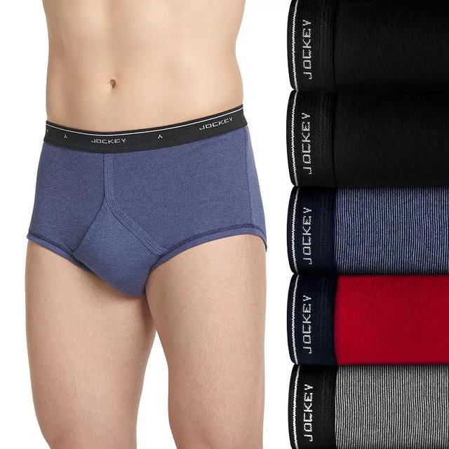 Mens Jockey 4-pack + 1 Bonus Classic StayNew Full Rise Briefs Product Image