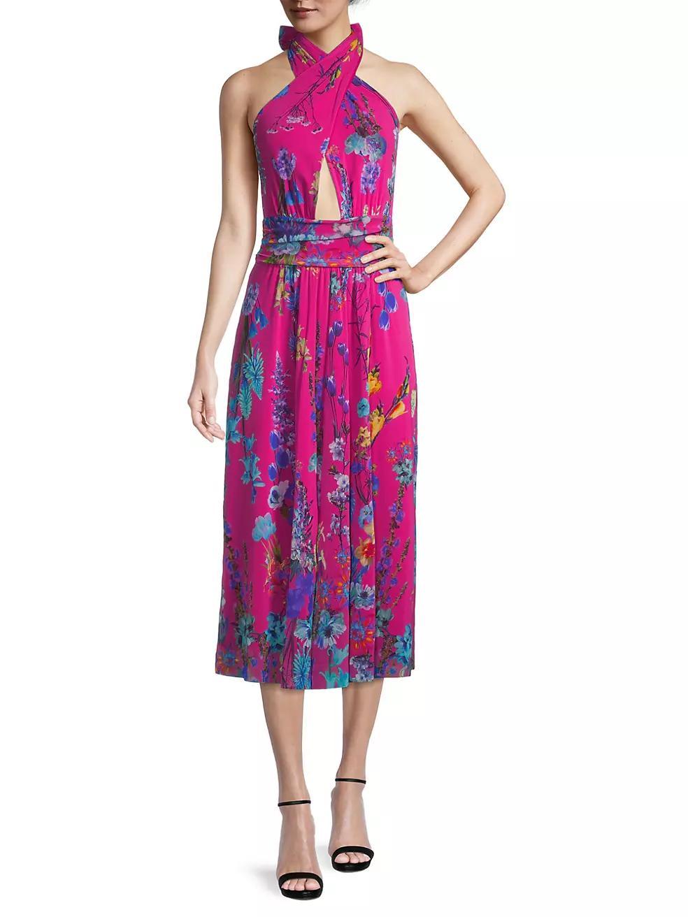 Abito Printed Midi-Dress Product Image