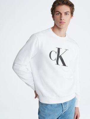 Monogram Logo Fleece Crewneck Sweatshirt Product Image