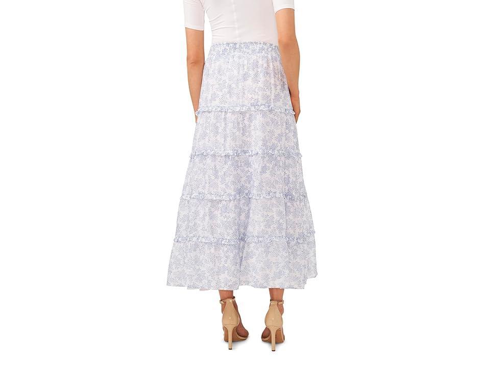 CeCe Smocked Tiered Maxi Skirt (Ultra ) Women's Skirt Product Image