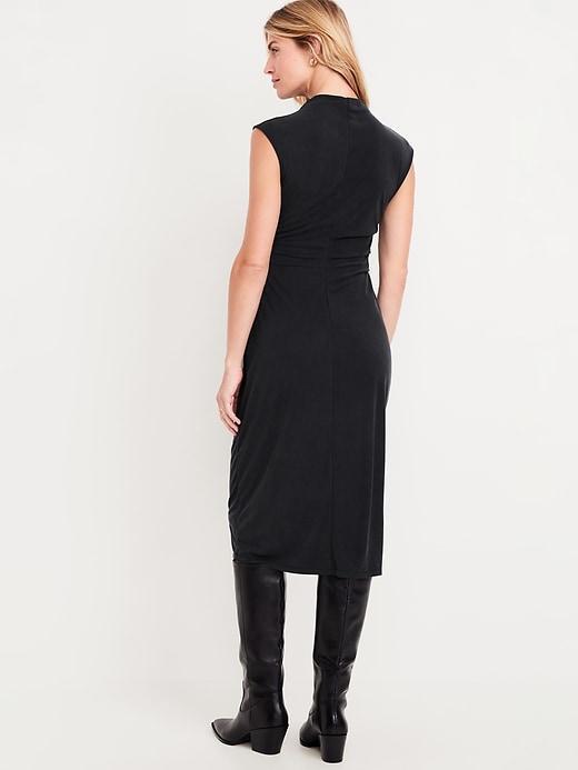 Ruched Midi Dress Product Image