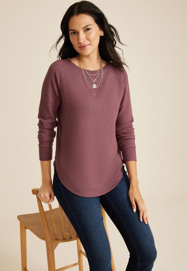 Haven Waffle Tunic Top Product Image