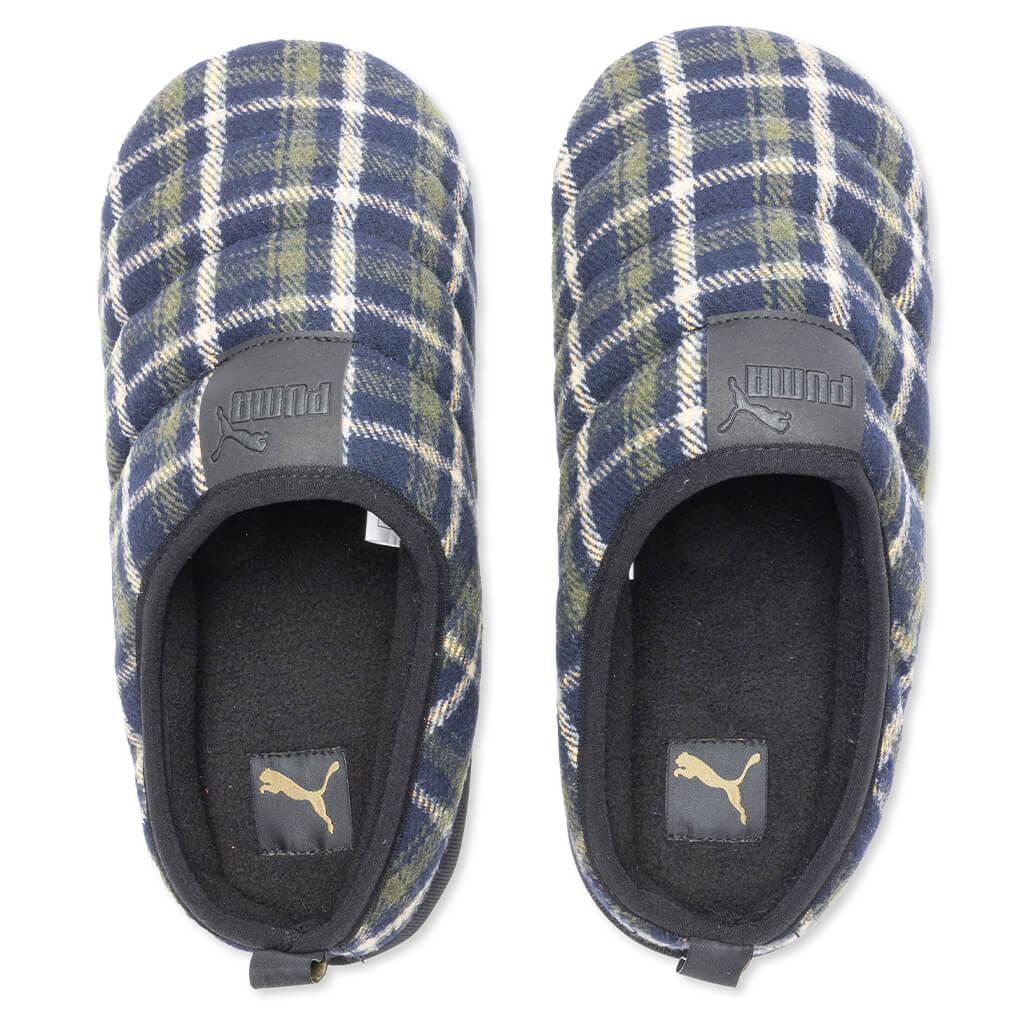 Scuff Flannel Slippers - Green Male Product Image