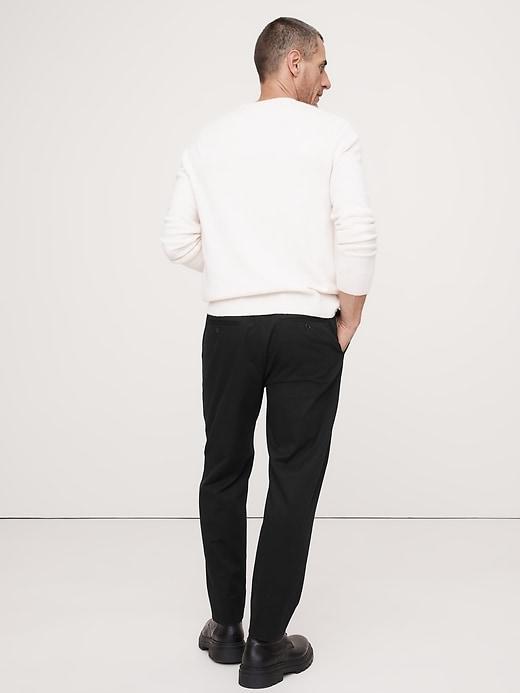 Pleated Cropped Italian-Stretch Chino Product Image