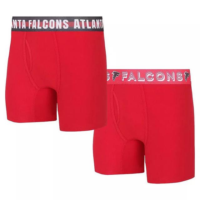 Mens Concepts Sport Atlanta Falcons Gauge Knit Boxer Brief Two-Pack Product Image