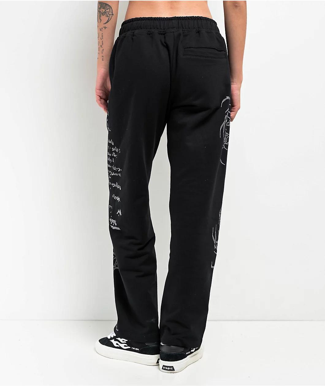 Insomnia Visuals Sigil Black Sweatpants Product Image