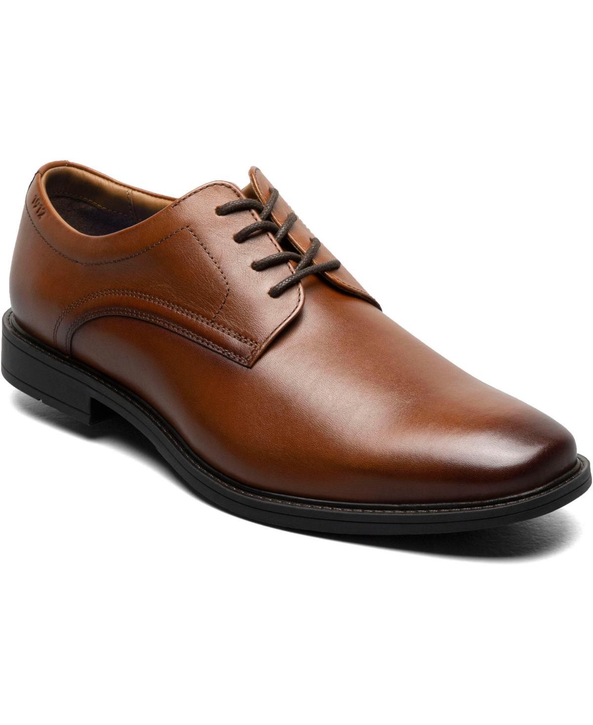 Nunn Bush Baxter Mens Leather Oxford Dress Shoes Red Product Image