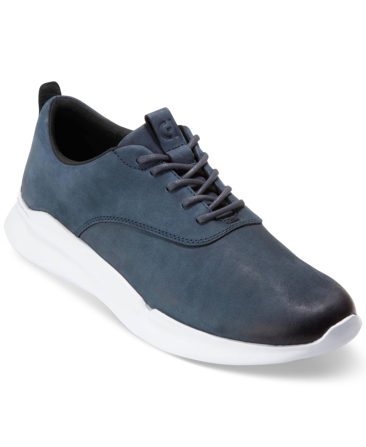 Cole Haan Grand Crosscourt Runox Mens Sneakers Blue Nubuck Product Image