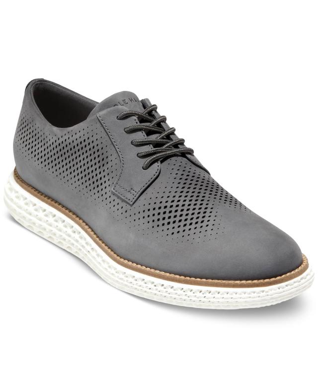 Cole Haan Original Grand 2.0 Oxford (Ironstone Nubuck) Men's Lace Up Wing Tip Shoes Product Image