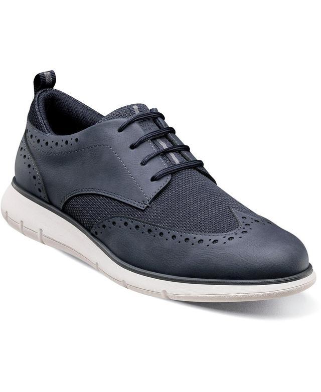 Nunn Bush Mens Stance Knit Wingtip Oxford Shoes Product Image