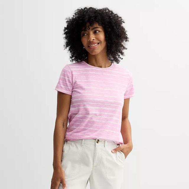 Womens Sonoma Goods For Life Short-Sleeve Crew Tee Product Image