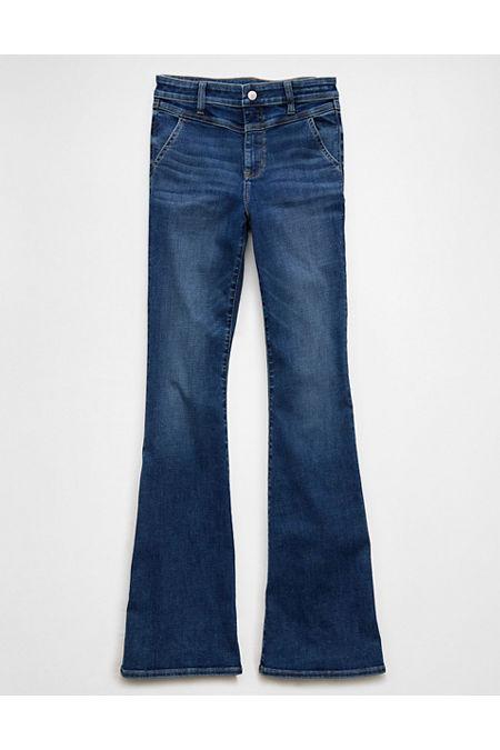 AE Next Level Super High-Waisted Flare Jean Women's Product Image