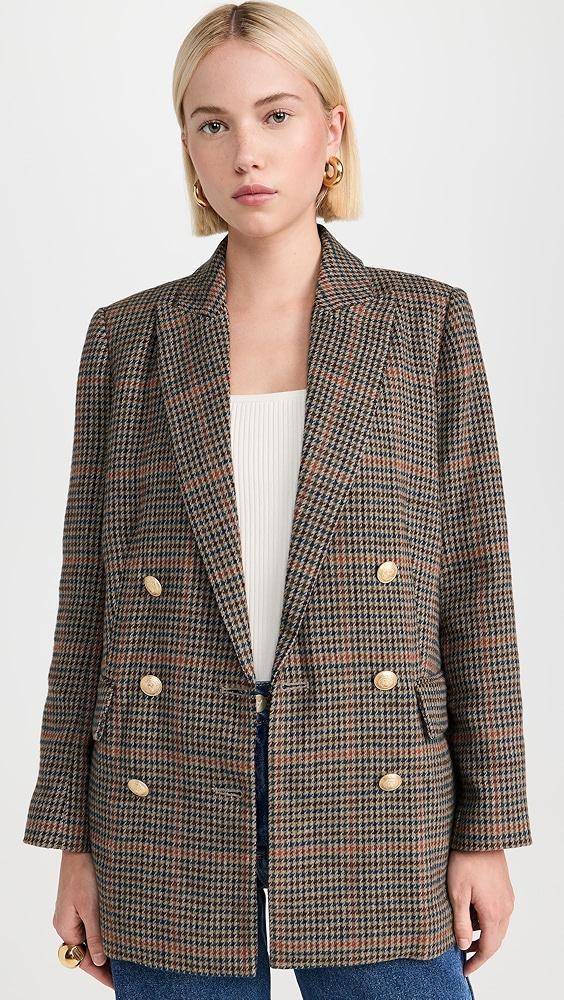 L'AGENCE Aimee Relaxed Double Breast Blazer | Shopbop Product Image