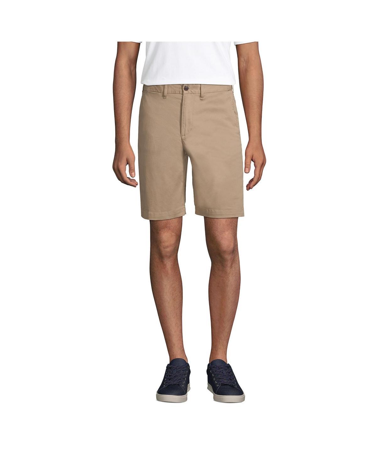 Mens Lands End 9-inch Comfort-Waist Comfort-First Knockabout Chino Shorts Grey Product Image