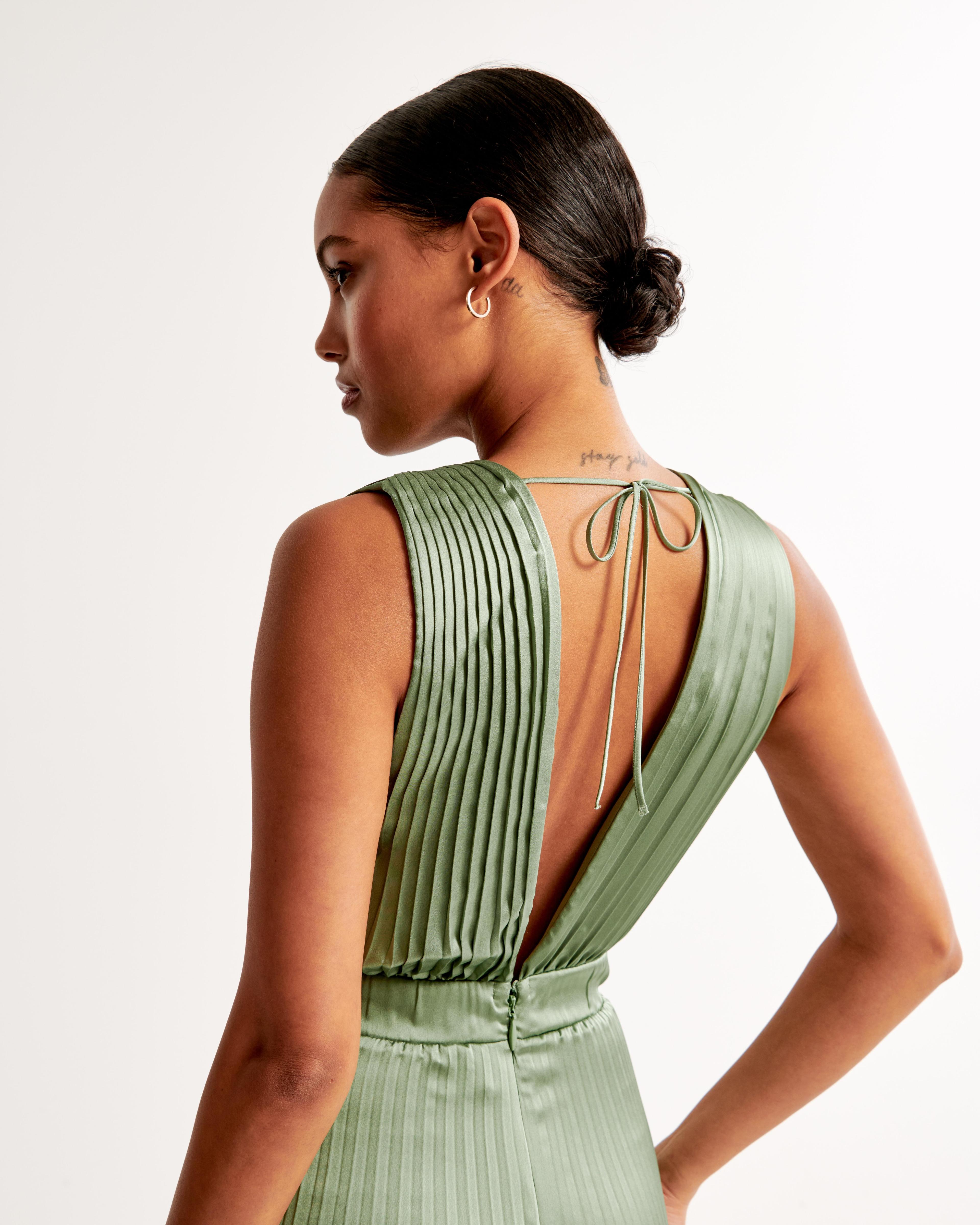 The A&F Giselle Pleated Jumpsuit Product Image