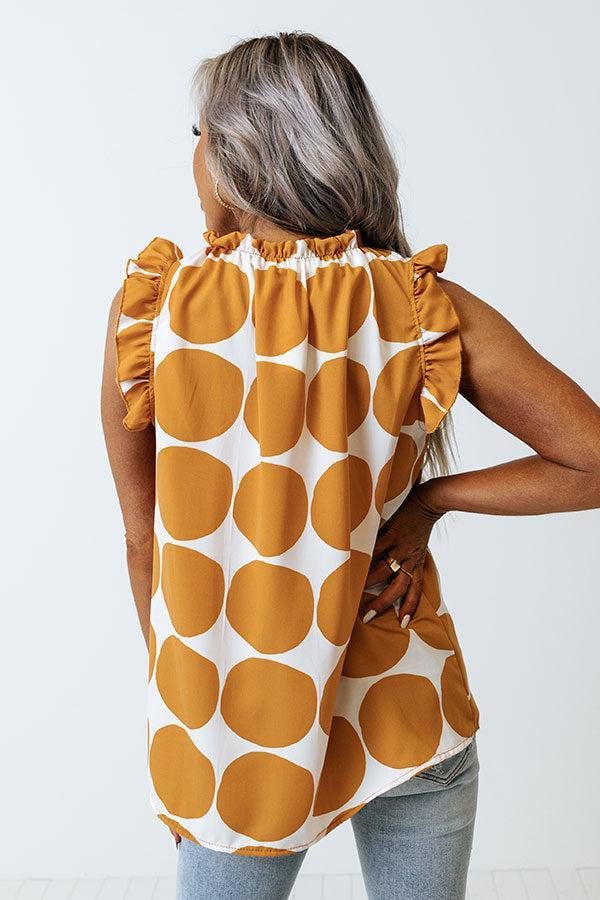 Brunch And Go Shift Top In Camel Product Image