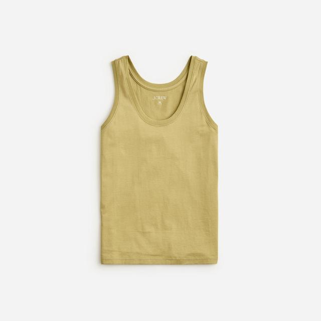 Pima cotton scoopneck tank top Product Image