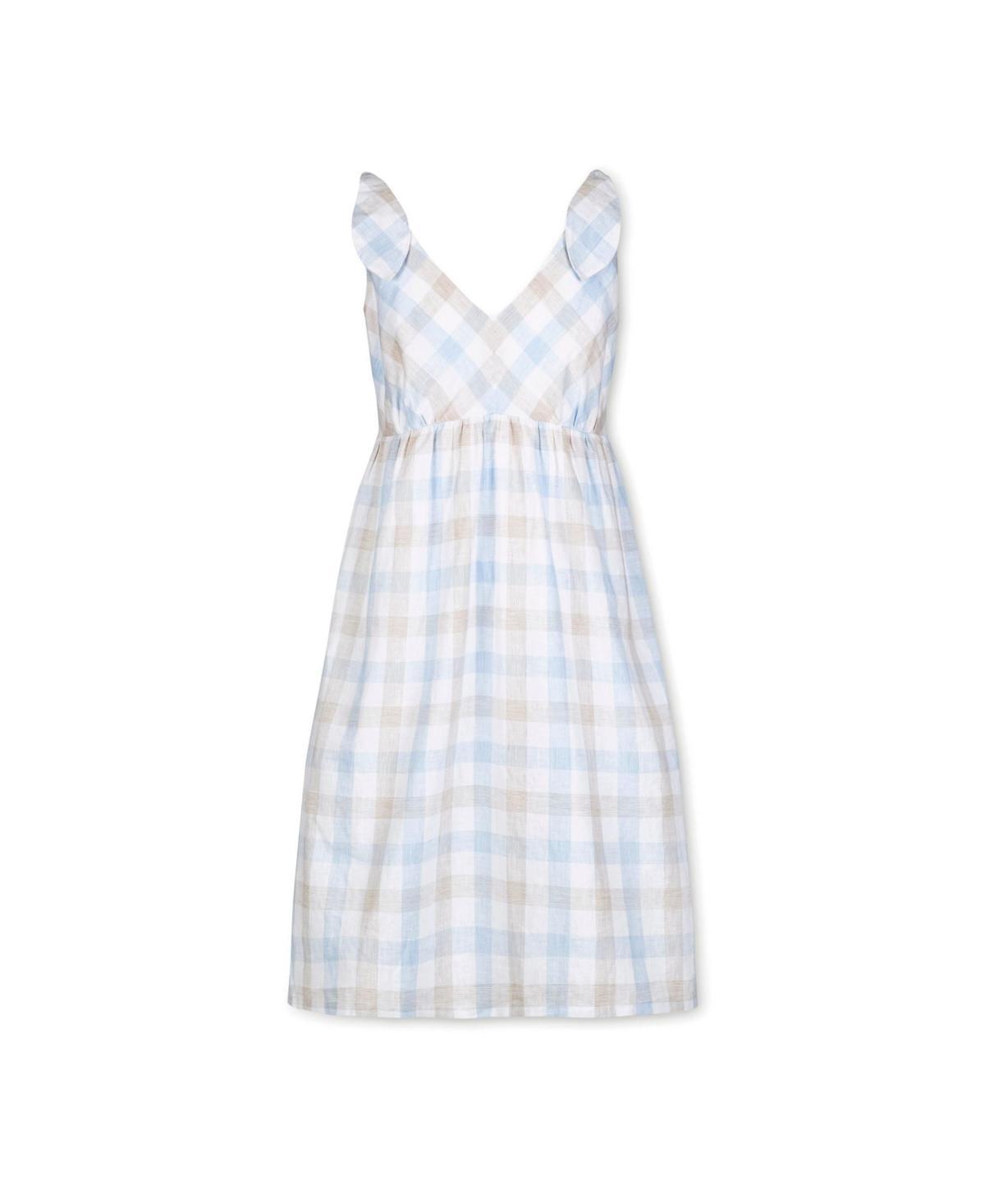 Hope & Henry Womens Sleeveless Bow Shoulder Dress Product Image