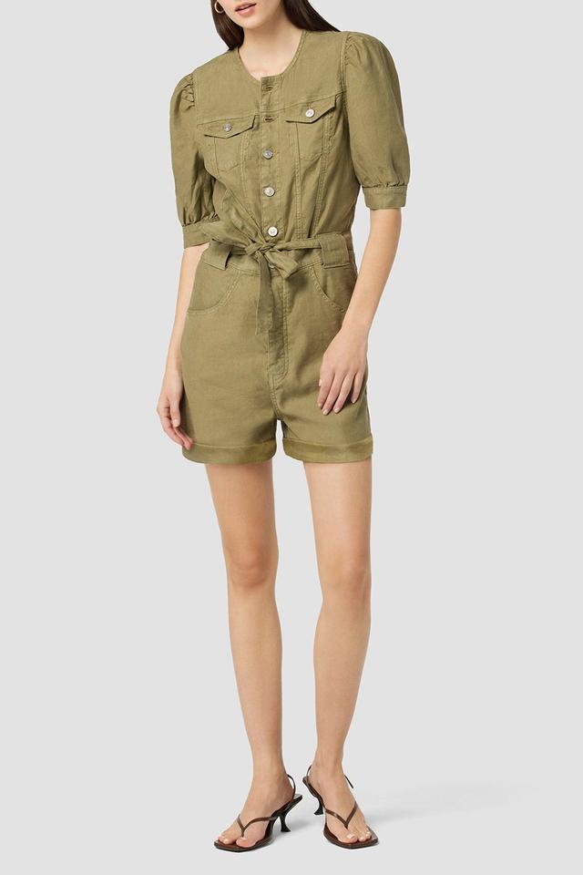 Puff Sleeve Romper Female Product Image