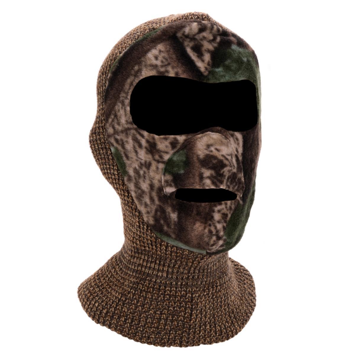 Muk Luks Mens Knit and Fleece Patented Mask, Adventure Grey Product Image